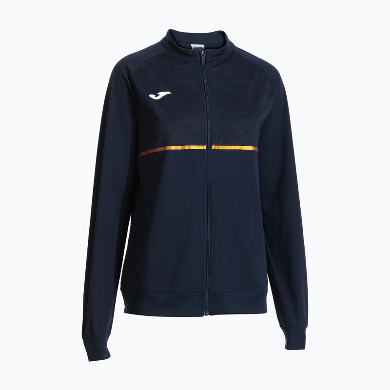Felpa da running Joma Record III Full Zip donna navy