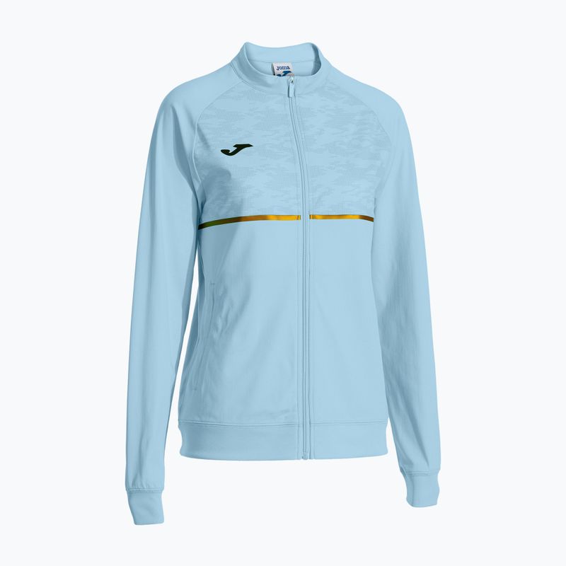 Felpa da running Joma Record III Full Zip donna blu chiaro