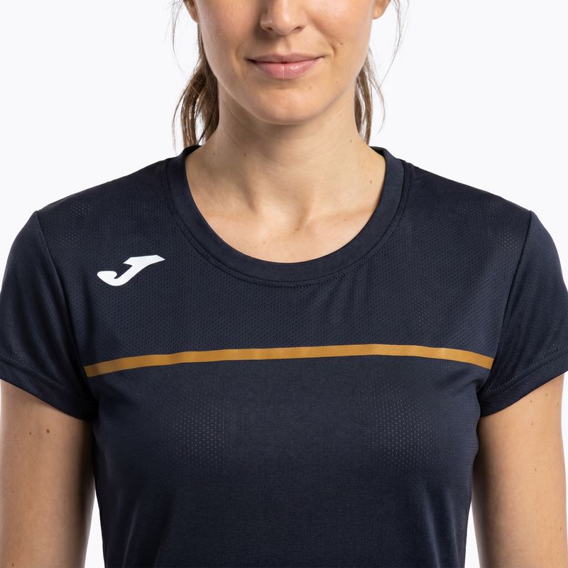 Maglia da corsa Joma Record III da donna, nero 4