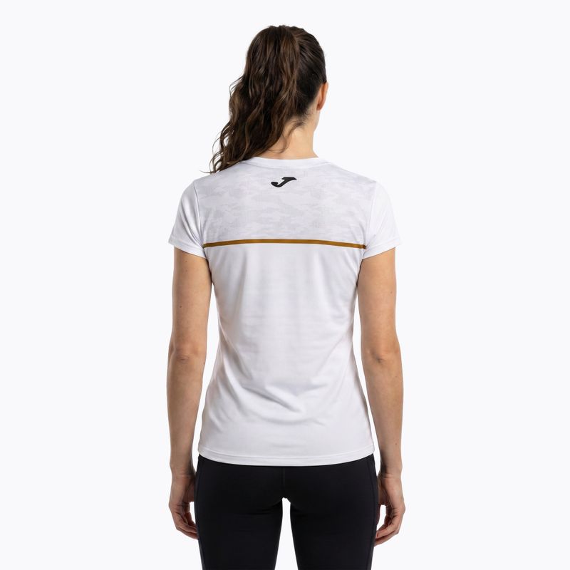 Maglia da corsa Joma Record III da donna, bianco 2