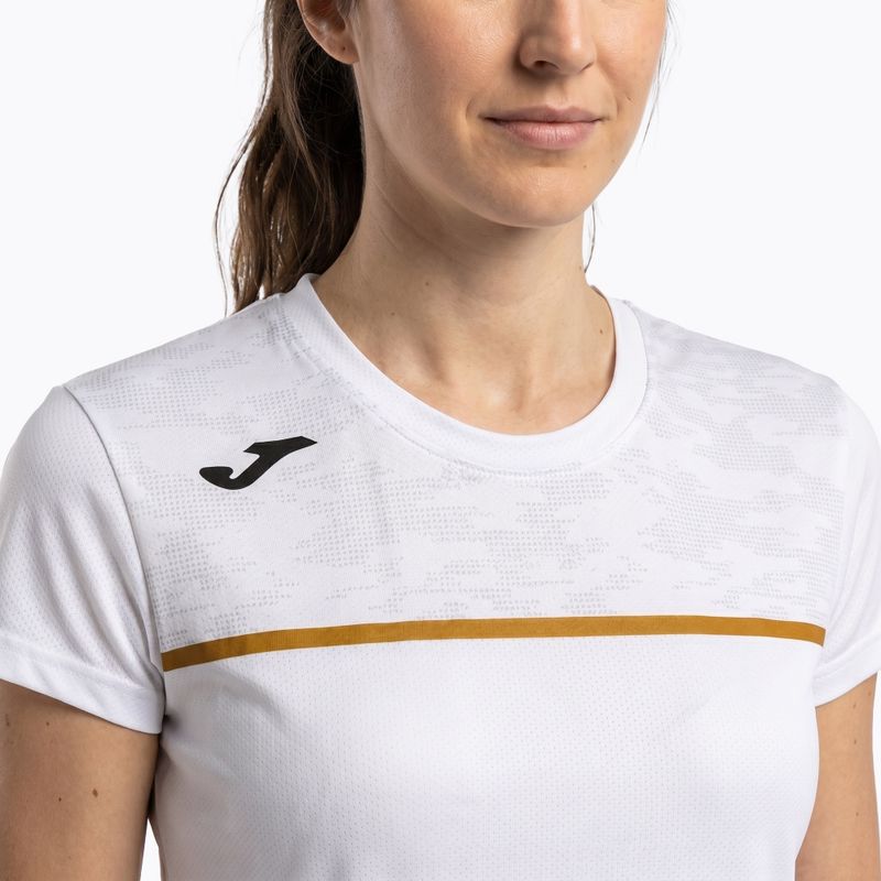 Maglia da corsa Joma Record III da donna, bianco 4