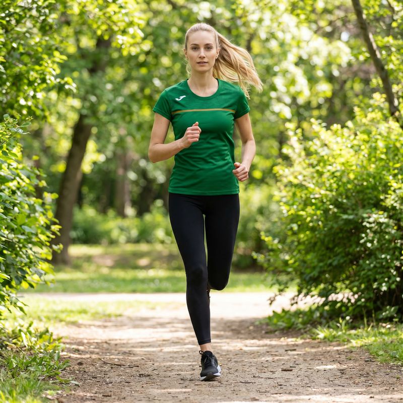 Maglietta da corsa da donna Joma Record III verde 9