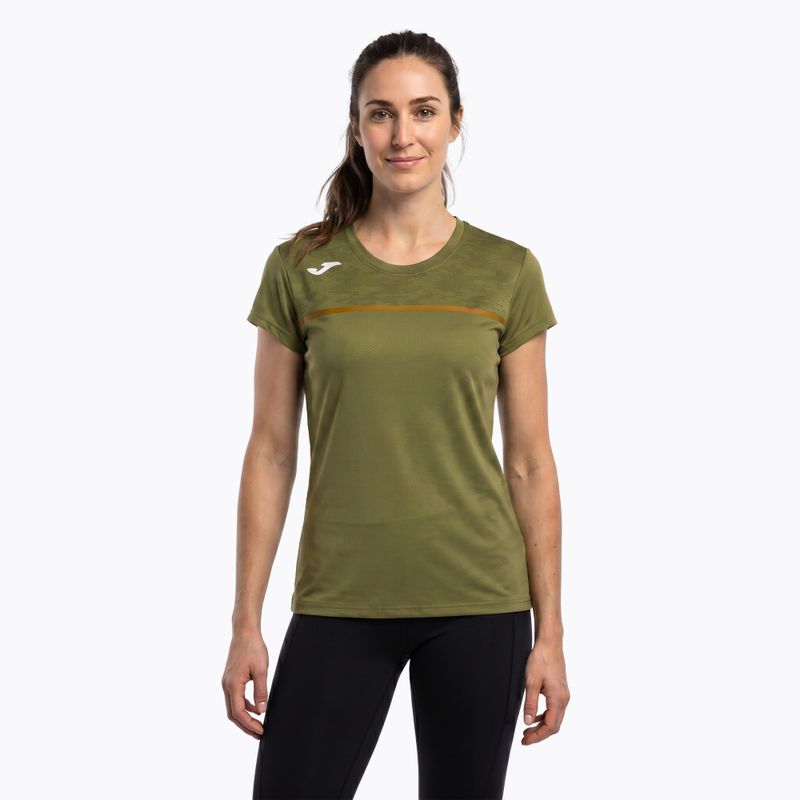Maglia da corsa Joma Record III da donna, color kaki
