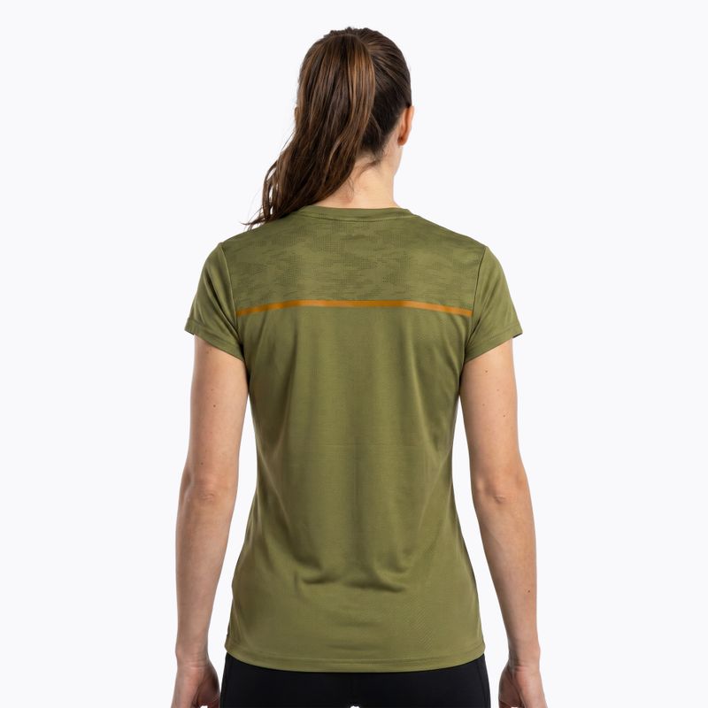 Maglia da corsa Joma Record III da donna, color kaki 2
