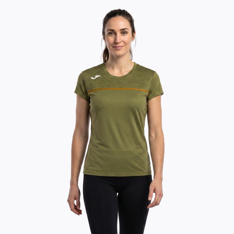 Maglia da corsa Joma Record III da donna, color kaki 3