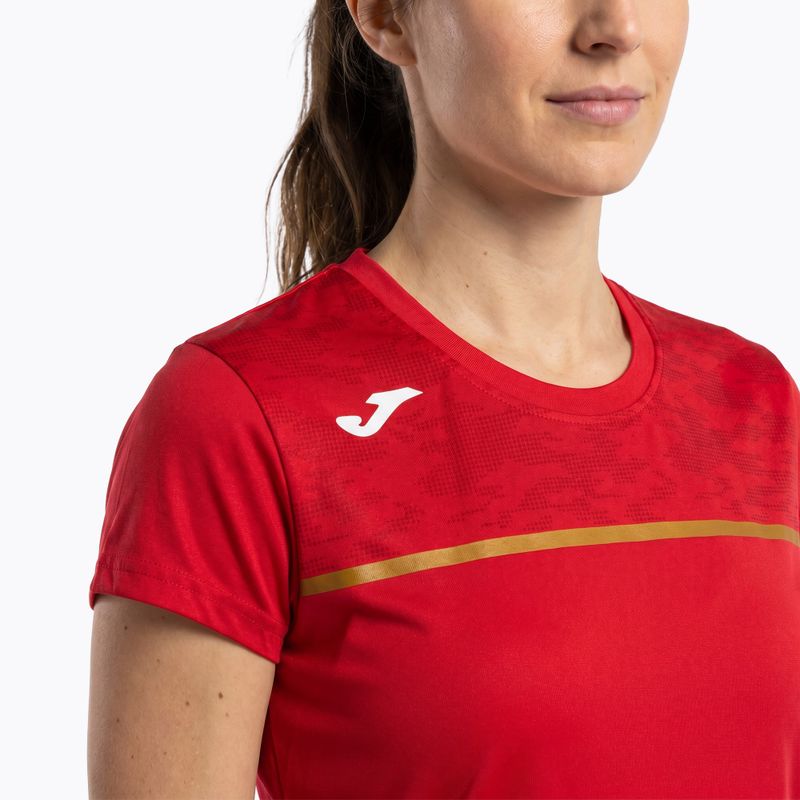 Maglietta da corsa da donna Joma Record III rosso 4