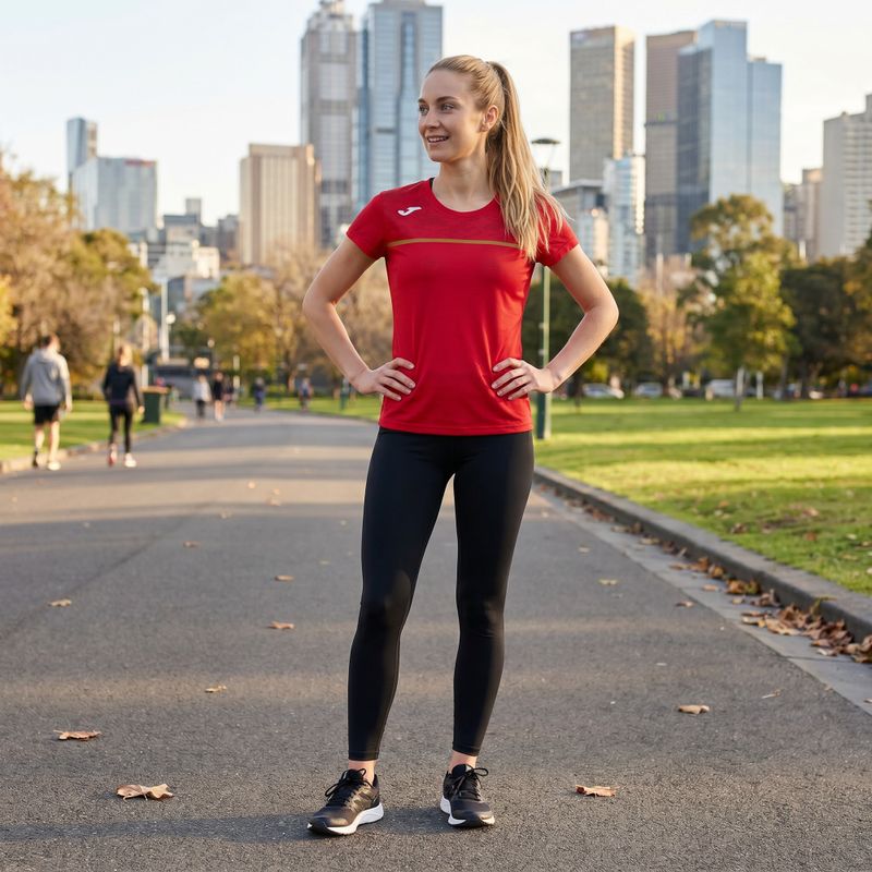 Maglietta da corsa da donna Joma Record III rosso 6