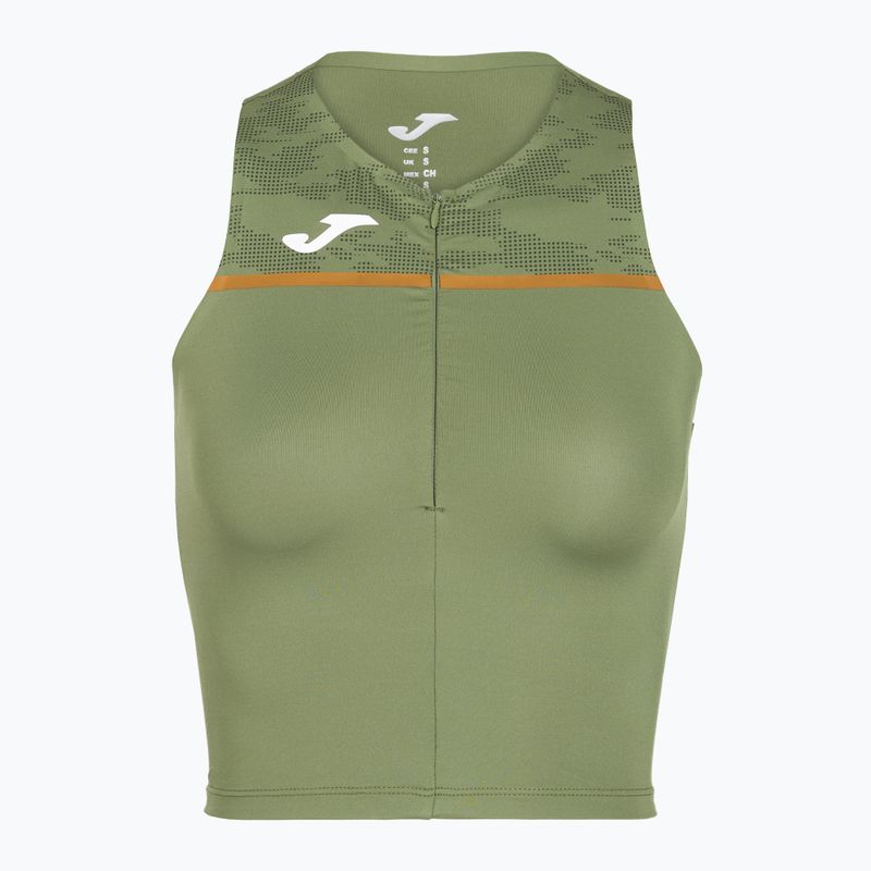 Maglietta da corsa Joma Record III Top cachi donna 4