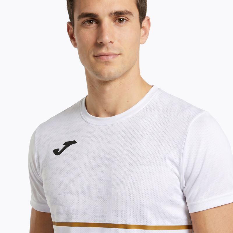 Maglia da corsa Joma Record III da uomo, bianco 4