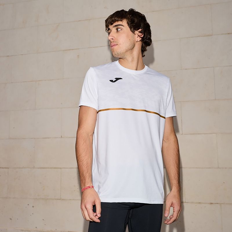 Maglia da corsa Joma Record III da uomo, bianco 2