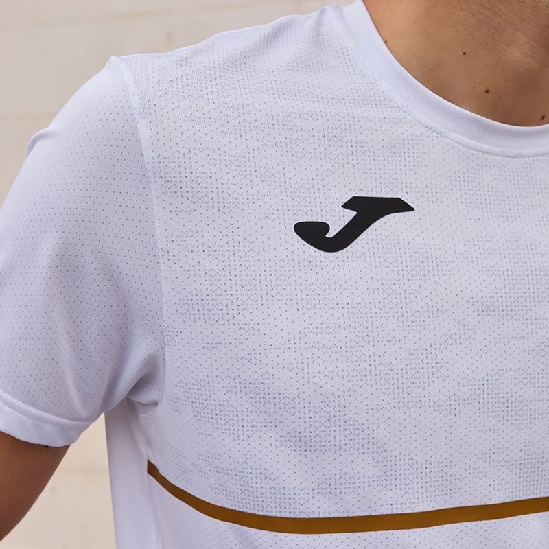 Maglia da corsa Joma Record III da uomo, bianco 3