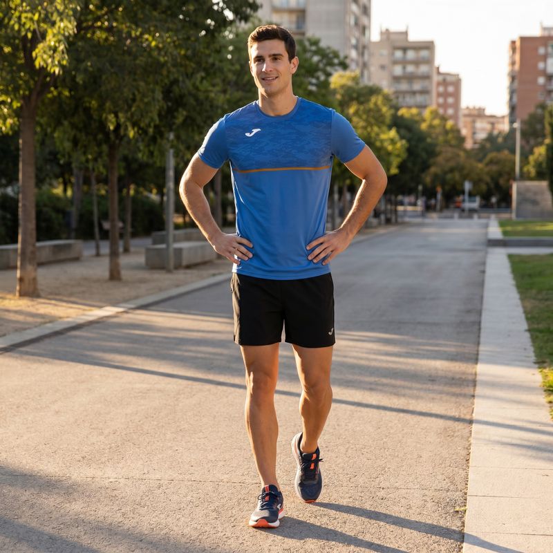Maglietta da corsa Joma Record III royal da uomo 6