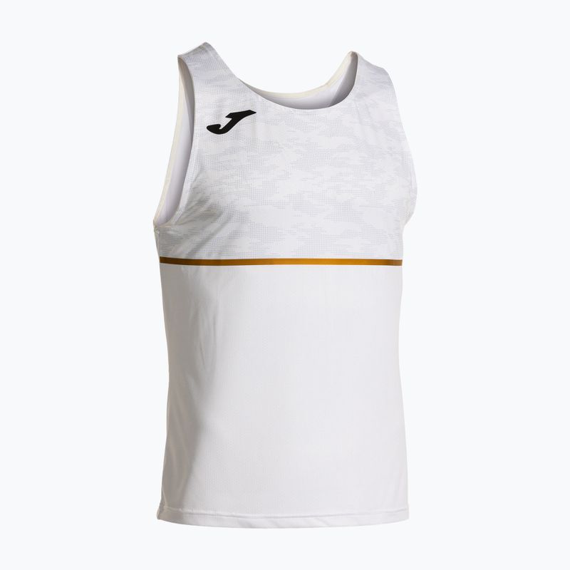 Maglietta da corsa Joma Record III da uomo, bianco