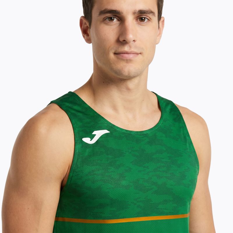 Maglia da corsa Joma Record III da uomo, verde 4