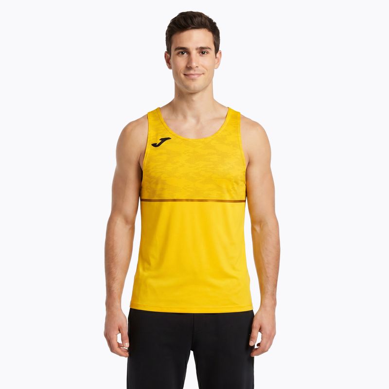 Maglia da corsa Joma Record III da uomo, giallo