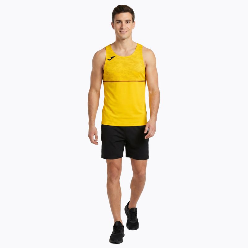 Maglia da corsa Joma Record III da uomo, giallo 2