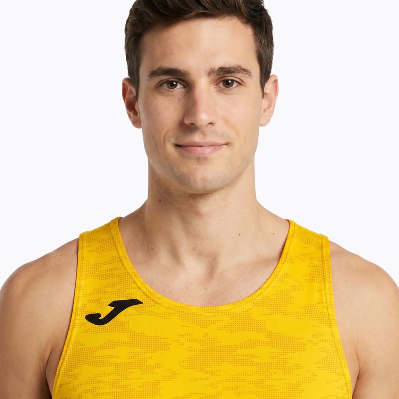Maglia da corsa Joma Record III da uomo, giallo 4
