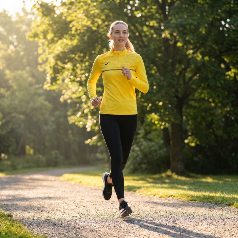 Felpa da running Joma Record III donna giallo 9