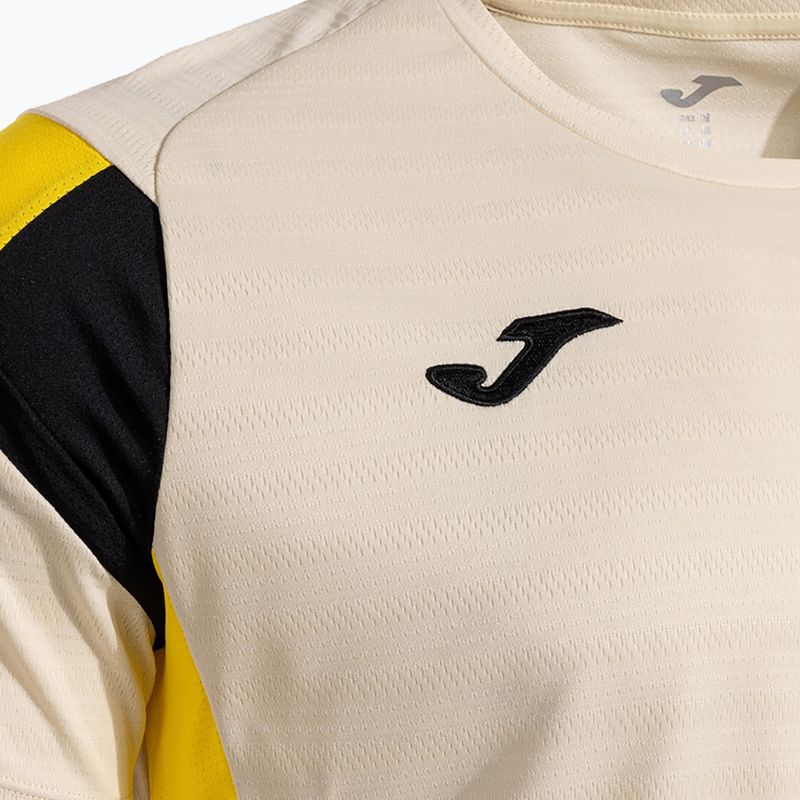 Maglietta da uomo Joma Montreal beige/giallo 3