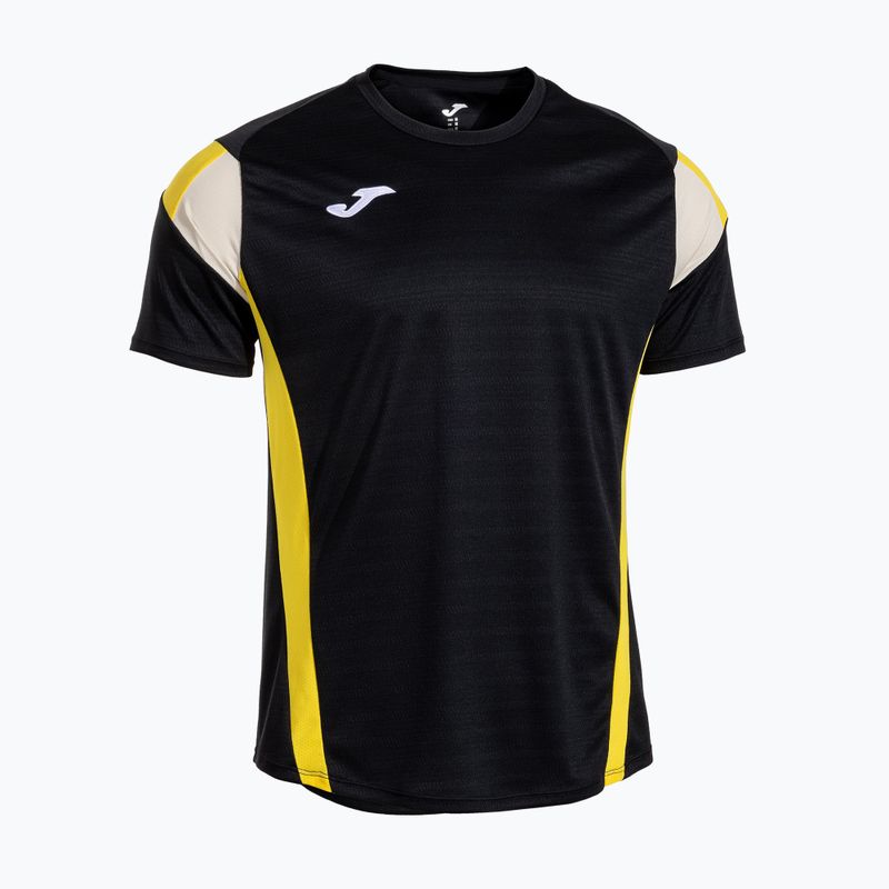 Maglietta Joma Montreal uomo nero/giallo