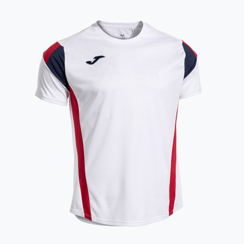 Maglietta Joma Montreal uomo bianco/rosso 4