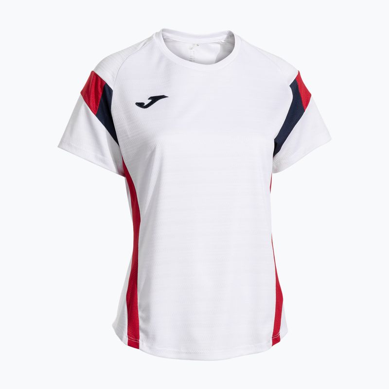 Maglietta da tennis donna Joma Montreal bianco / rosso 3