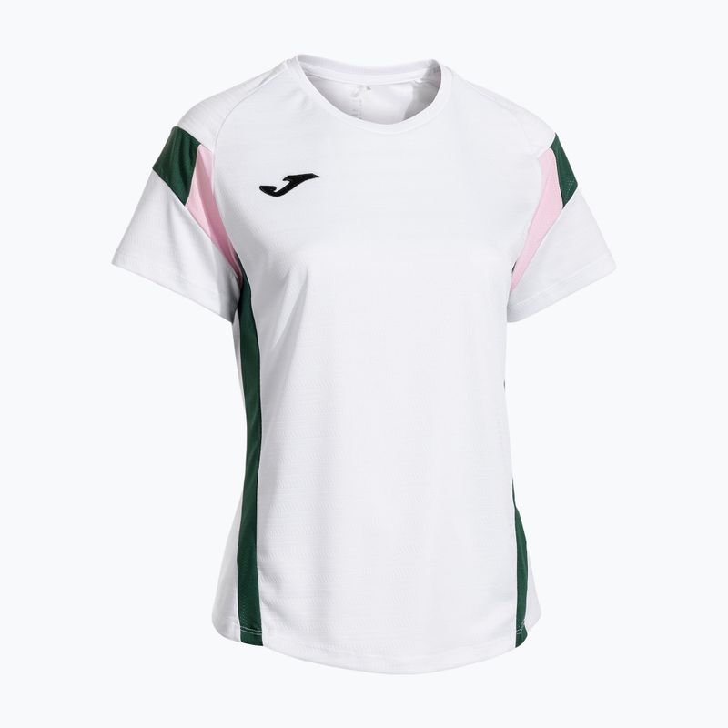 Maglietta da tennis da donna Joma Montreal bianco/verde 2