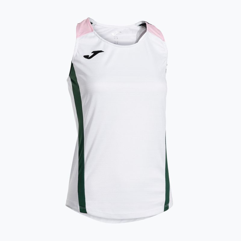 Maglietta da tennis da donna Joma Montreal bianco/verde