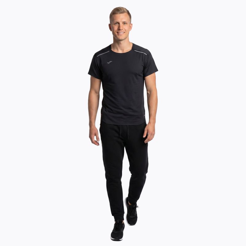 Maglia da corsa Joma R-City da uomo, nero 2