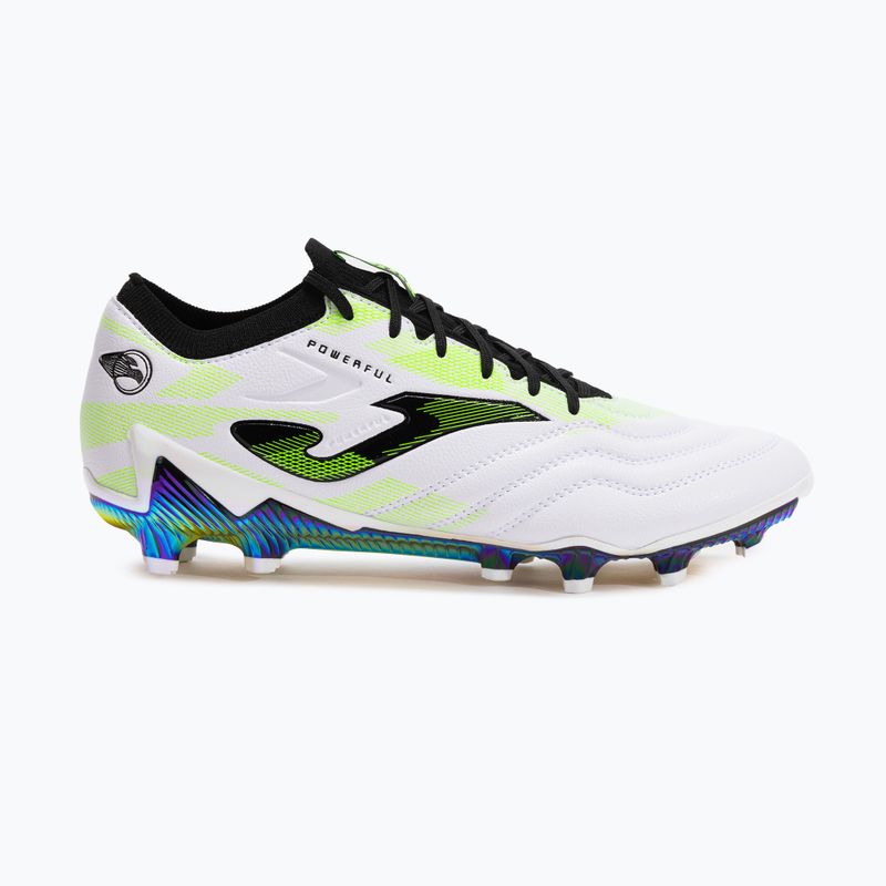 Scarpe da calcio Joma uomo Powerful Top FG bianco/nero 8
