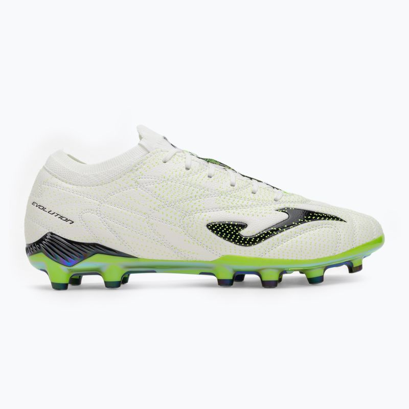 Scarpe da calcio da uomo Joma Evolution Top FG bianco/nero 2