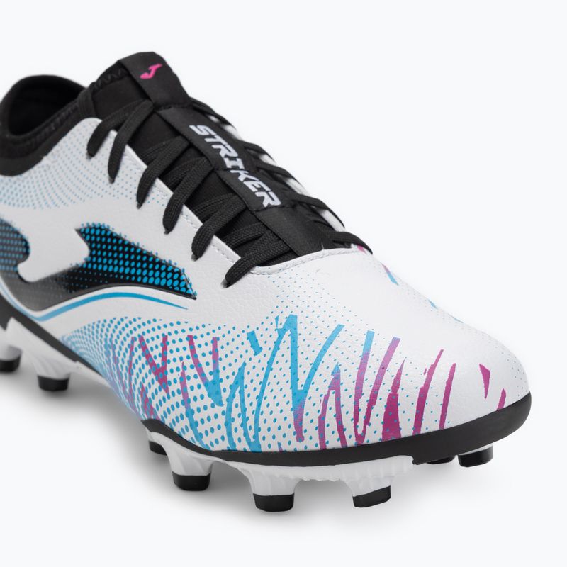 Scarpe da calcio Joma Striker FG da uomo, bianco 7