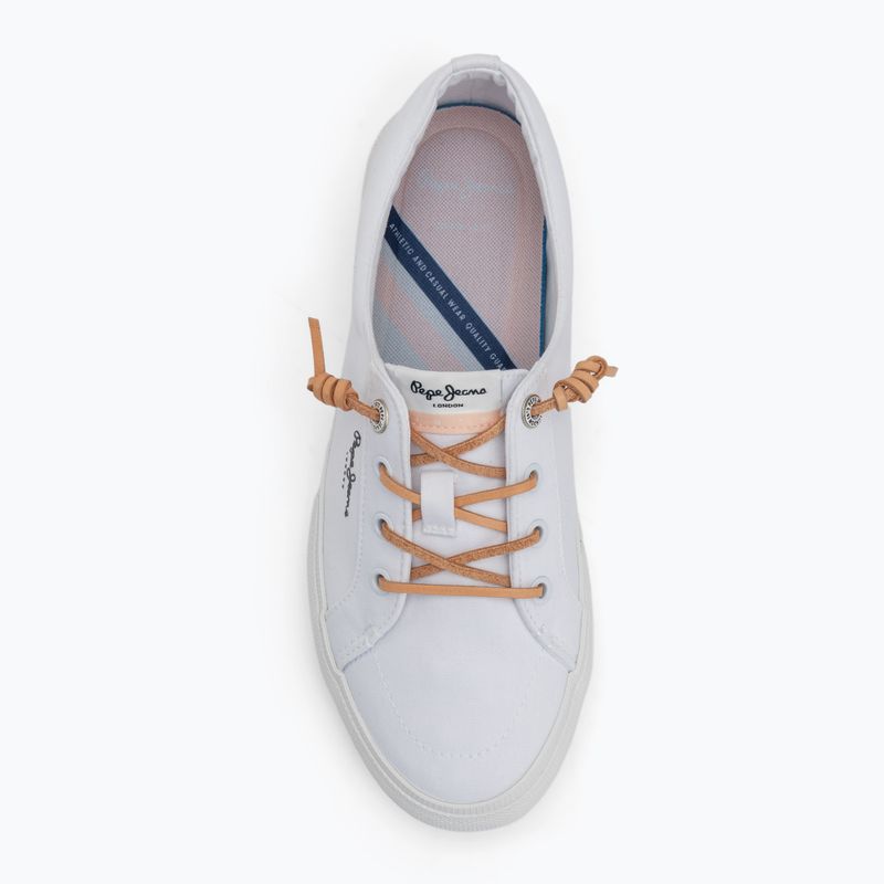 Scarpe donna Pepe Jeans Kenton Block bianco 5