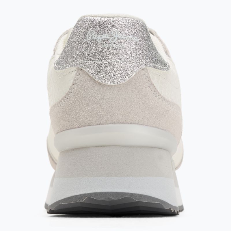 Pepe Jeans Rusper Shine scarpe da donna bianche 6