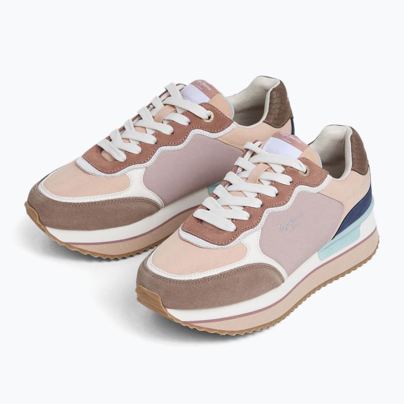 Scarpe da donna Pepe Jeans Rusper Combi mud brown 2