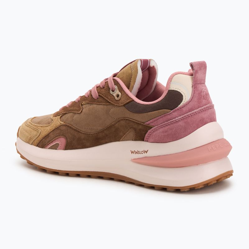 Scarpe da donna Pepe Jeans Winslow Serie bronze beige 3