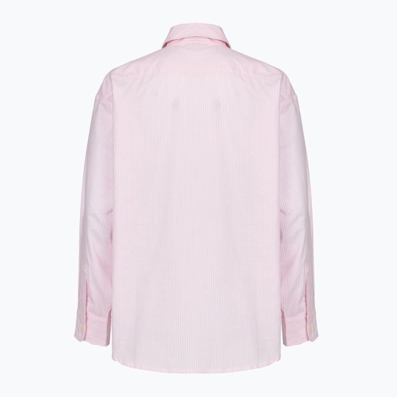 Camicia donna Kaotiko Stripes Dark People rosa/bianco 2
