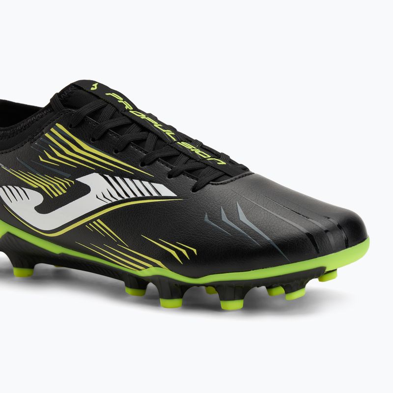 Scarpe da calcio Joma Propulsion FG uomo nero/giallo fluo 7