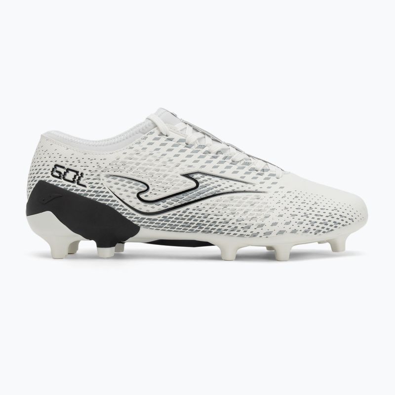 Scarpe da calcio Joma Gol FG da uomo, bianco/nero 2