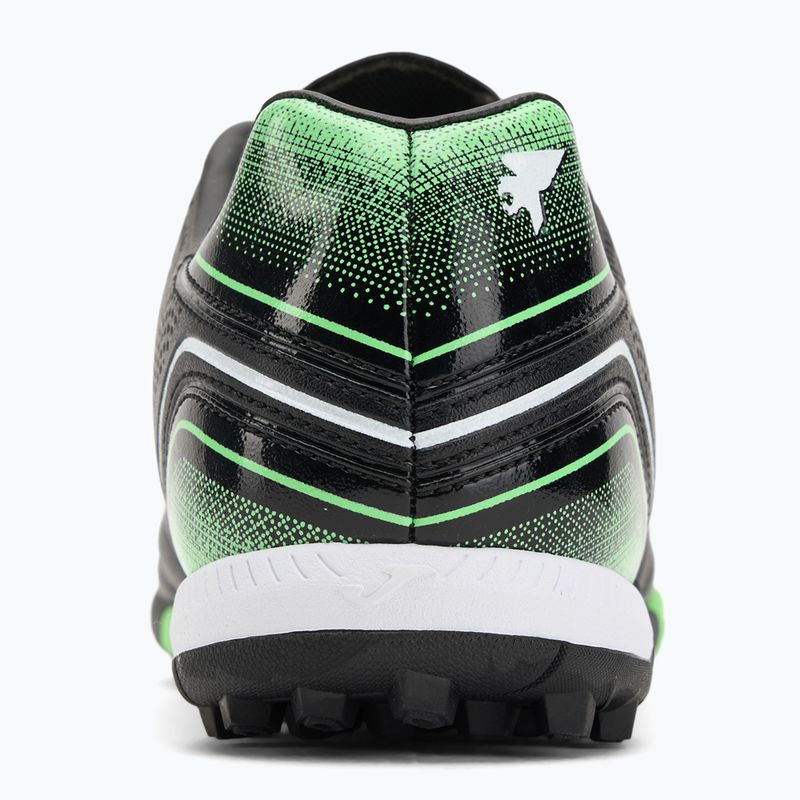 Scarpe da calcio Joma Aguila TF da uomo, nero/verde fluoro 6