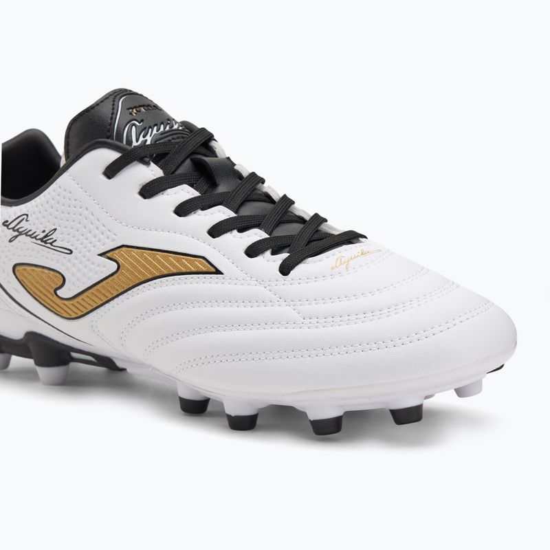 Scarpe da calcio Joma Aguila FG bianco/oro da uomo 7
