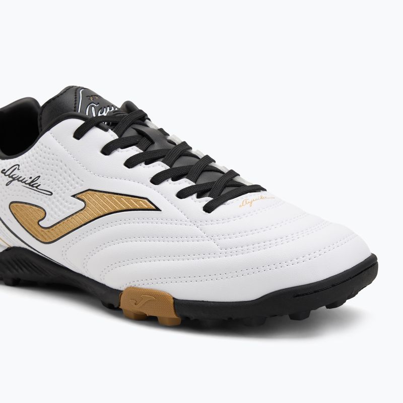 Scarpe da calcio Joma Aguila TF da uomo bianco/oro 7