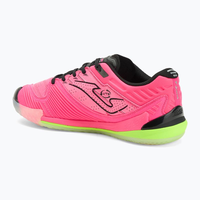 Scarpe da calcio da uomo Joma Top Flex Ultimate IN fucsia 3