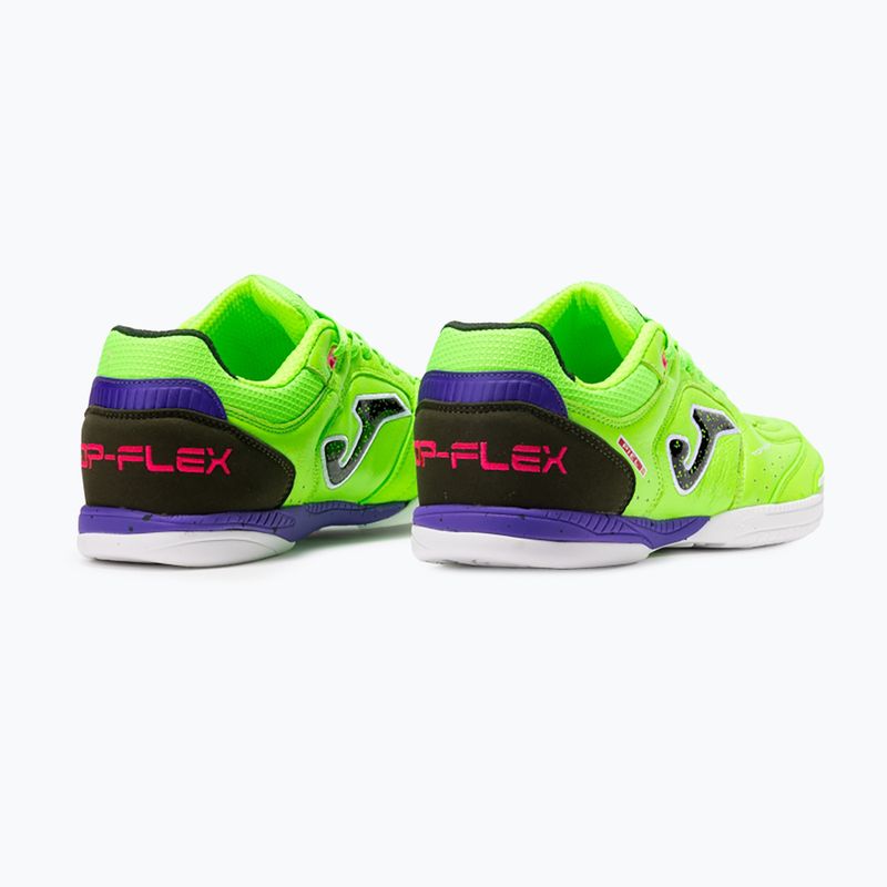 Scarpe da calcio da uomo Joma Top Flex IN fluor verde 10