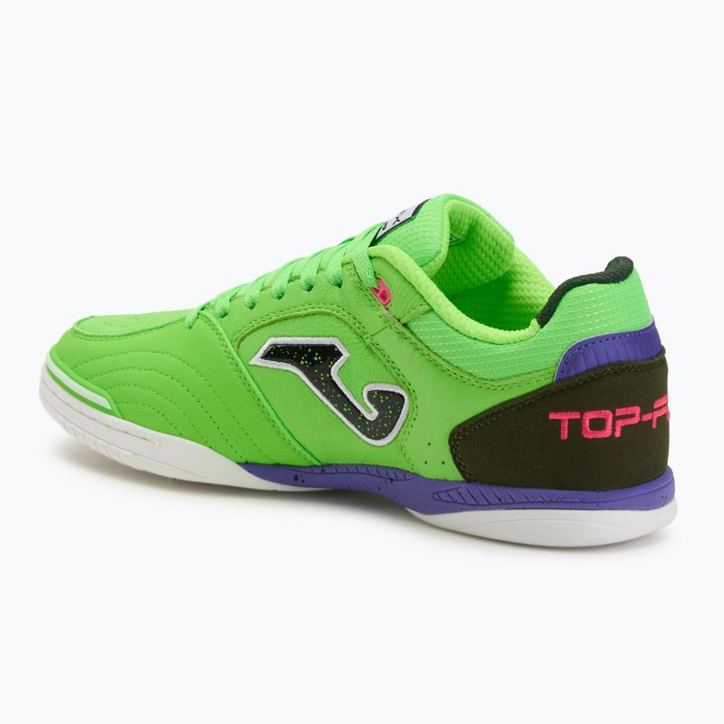 Scarpe da calcio da uomo Joma Top Flex IN fluor verde 3