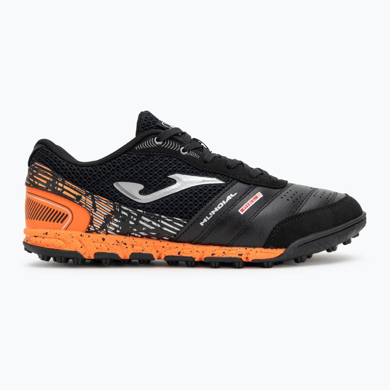 Scarpe da calcio da uomo Joma Mundial TF nero 2