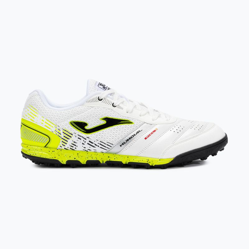 Scarpe da calcio da uomo Joma Mundial TF bianco 8