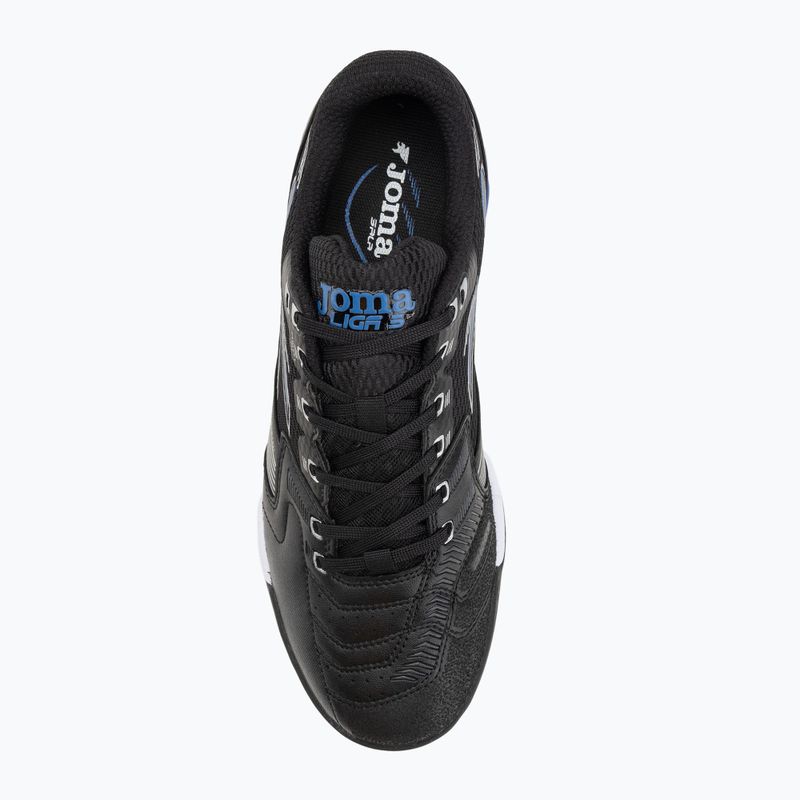 Scarpe da calcio Joma Liga 5 TF da uomo, nero 5