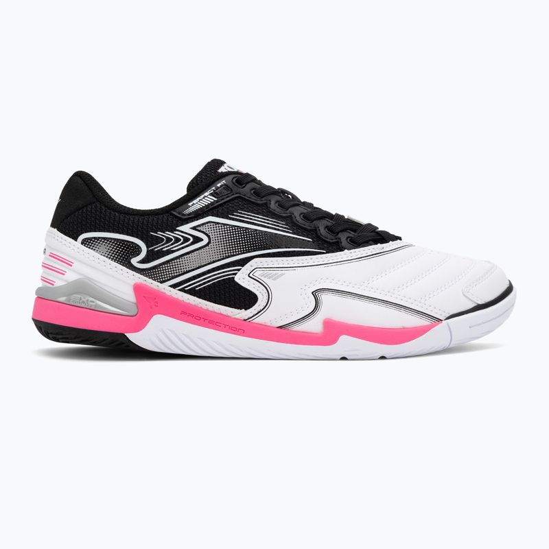 Scarpe da calcio da uomo Joma Cancha IN bianco/nero 2