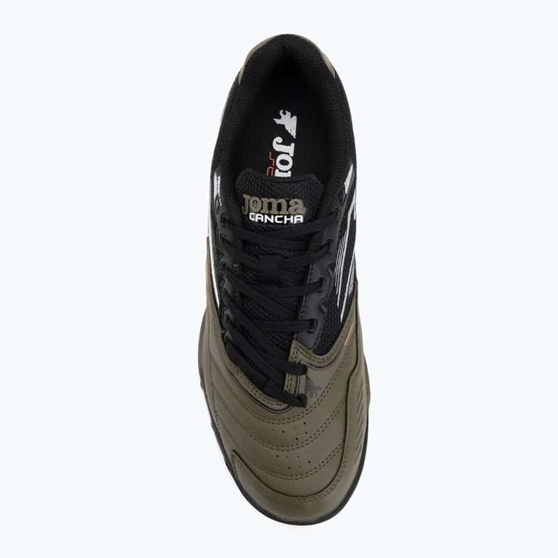 Scarpe da calcio Joma Cancha TF da uomo, color kaki 5